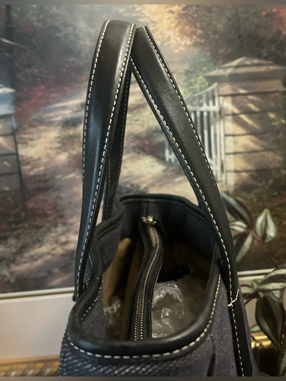 Vintage Coach Y2K Denim Small Tote - Picture 6 of 16